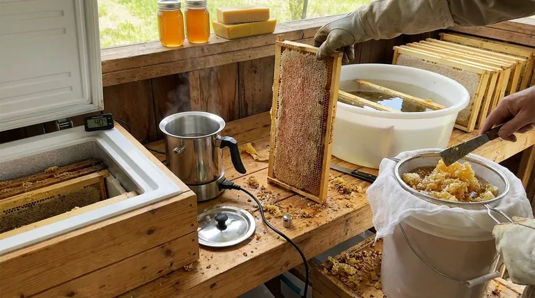 벌집 프레임에서 결정화된 꿀을 제거하는 방법은? 수확물을 살리는 3가지 검증된 방법