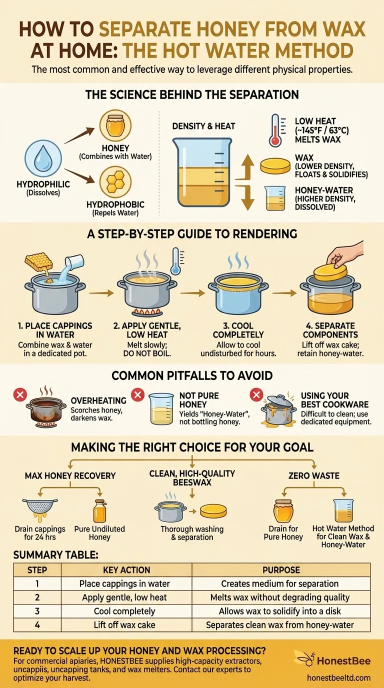 How do you separate honey from wax at home? A Simple Guide to Zero-Waste Harvesting Visual Guide