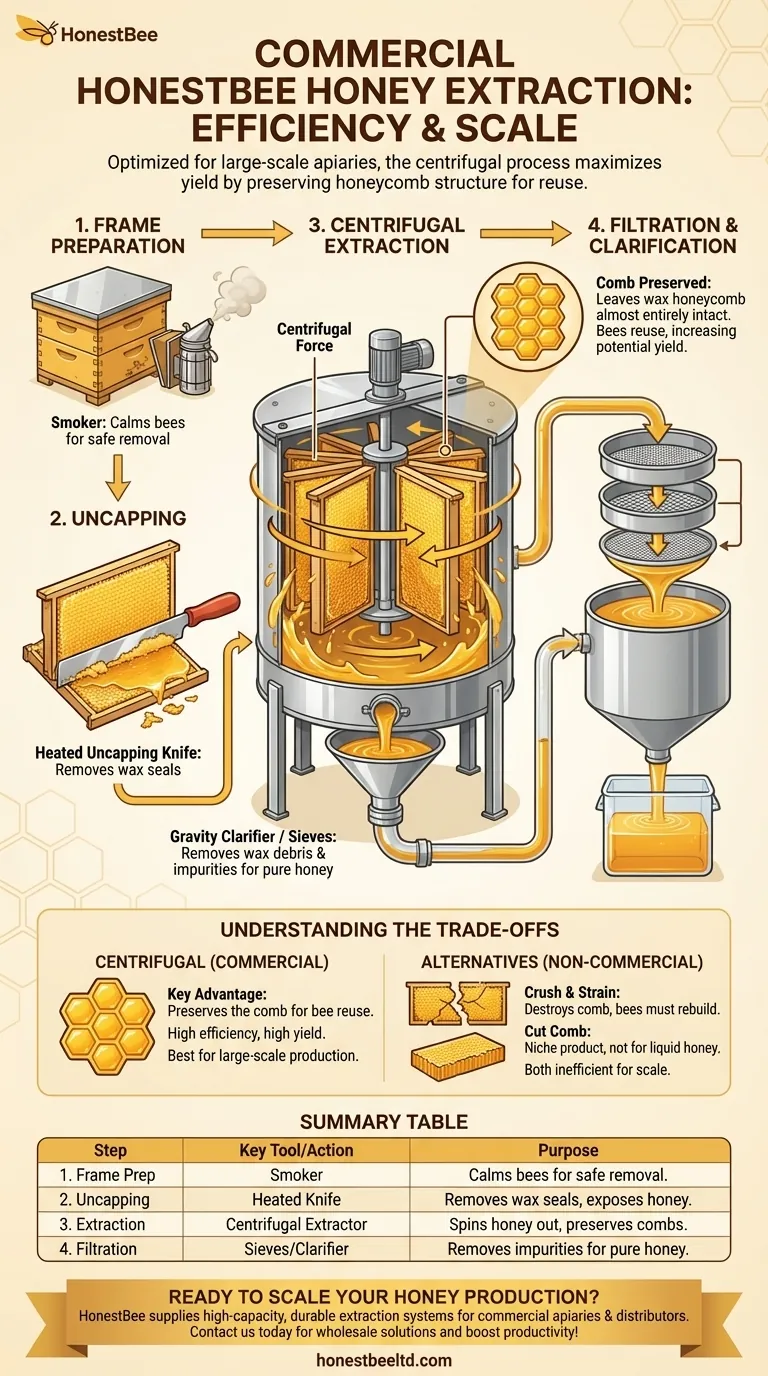 How is honey extracted commercially? Maximize Your Apiary's Efficiency and Honey Yield Visual Guide