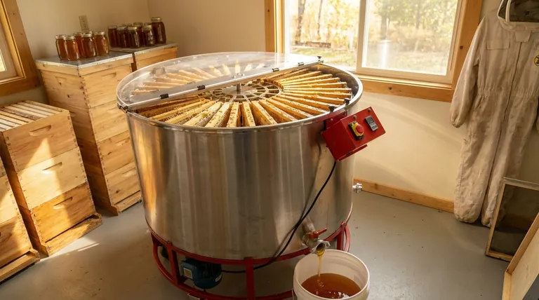 ラジアル式採蜜機とは？養蜂場のハチミツ収穫効率を最大化する