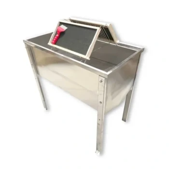 Stainless Steel Uncapping Tank with Stand and Strainer