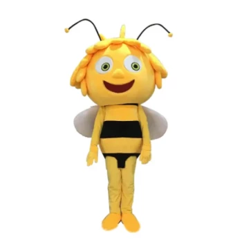 Iconic Maya the Bee Mascot Costume Professional Engaging Character Outfit
