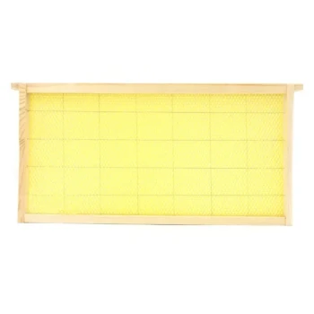 Quadros de madeira para abelhas montados com base de cera de abelha prontos a usar por HONESTBEE