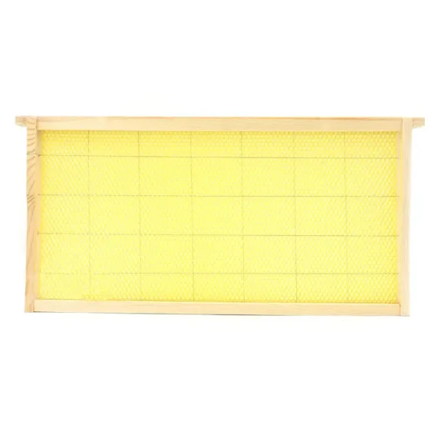 Quadros de madeira para abelhas montados com base de cera de abelha prontos a usar por HONESTBEE