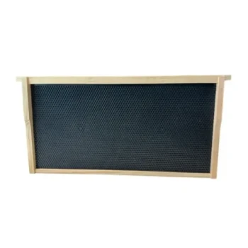 Assembled Wooden Bee Frames with Plastic Foundation for Durability and Convenience by HONESTBEE