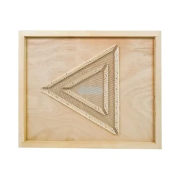 Tablero de madera HONESTBEE con diseño de malla triangular para la apicultura