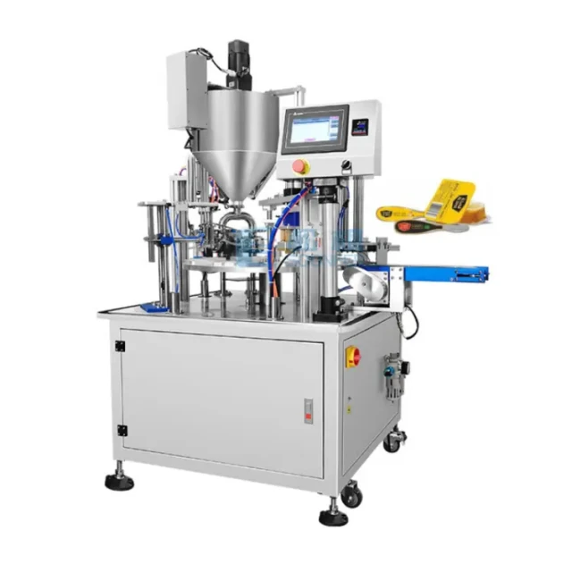Automatisierte Präzisions-Verpackungs-Drehtisch-Honiglöffel-Füllung-Versiegelung-Verpackungsmaschine