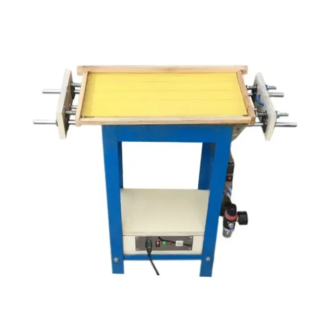 Embutidora de arame pneumática profissional para quadros de colmeia