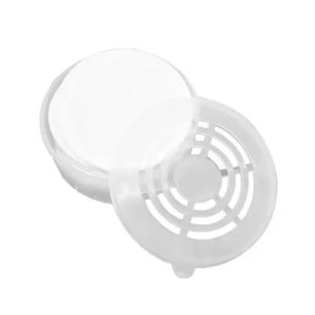 Dispensador circular compacto de tratamento contra ácaros