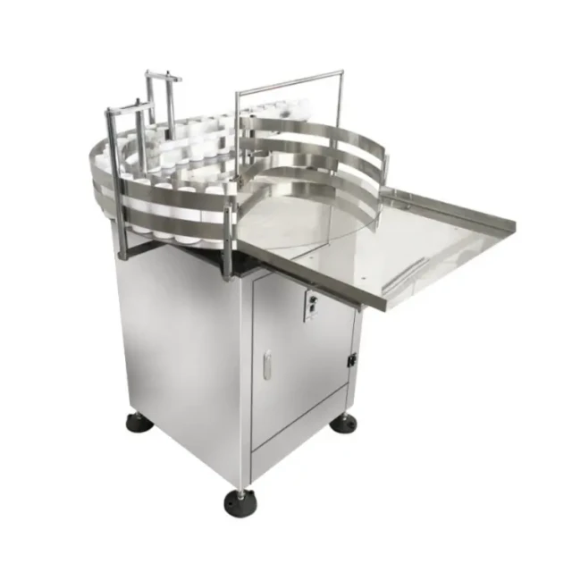 Desembaladora rotativa automatizada de garrafas para linha de produção de mel