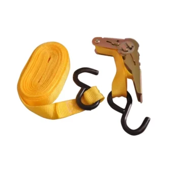 Versatile Ratchet Hive Strap with S-Hooks for Secure Fastening