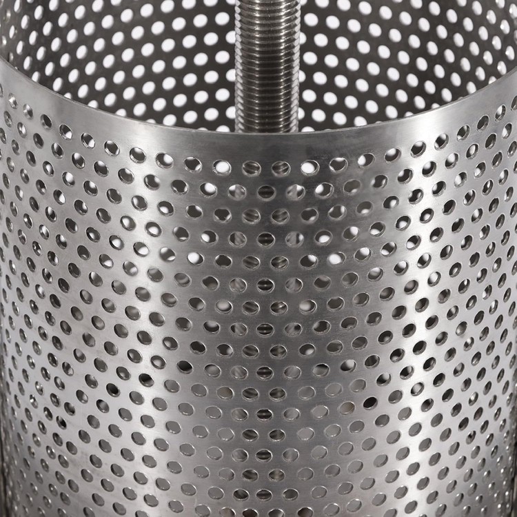 honey press filtering holes