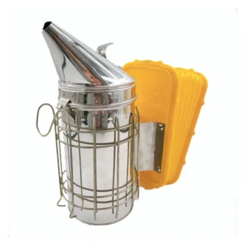 Professional Bee Smoker with Elongated Spout and Durable Bellows for Beekeeping