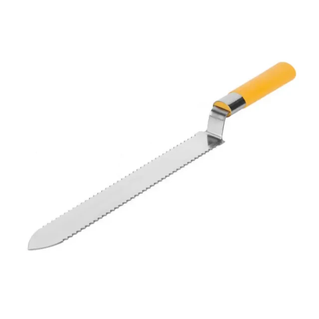 Coltello professionale seghettato a doppia faccia per l'apicoltura