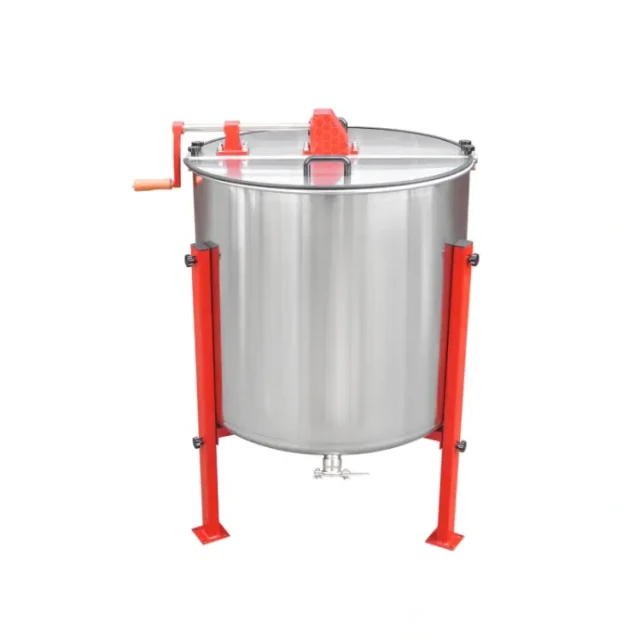 6 Frame Manual Stainless Steel Honey Extractor Beekeeping Equipment