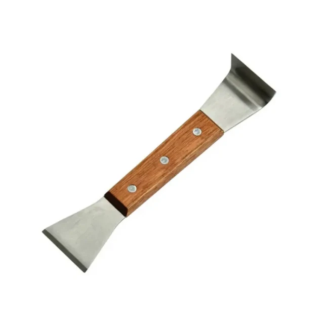 Herramienta profesional de acero inoxidable de doble punta para colmenas de abejas
