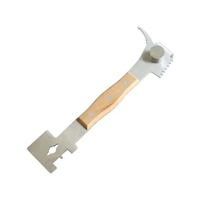 Herramienta multifunción para colmenas con martillo integrado para apicultura