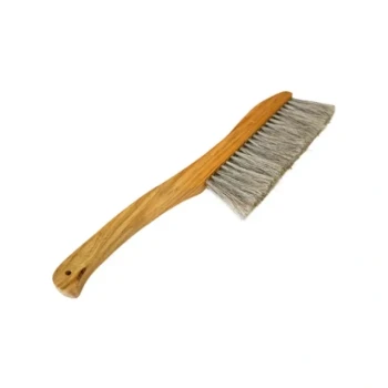 Premium Triple-Row Horsehair Bee Brush