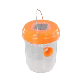 Armadilha para vespas LED alimentada a energia solar