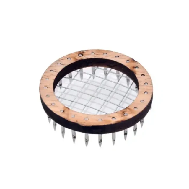 Wood and Mesh Push-In Queen Cage