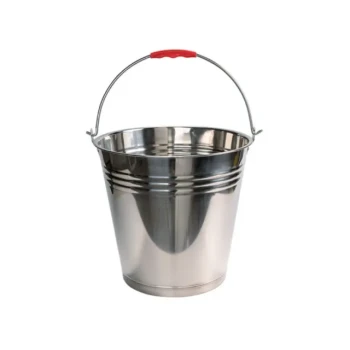 Premium Stainless Steel Honey Tank Bucket Pail with Reinforced Handle and Polished Finish