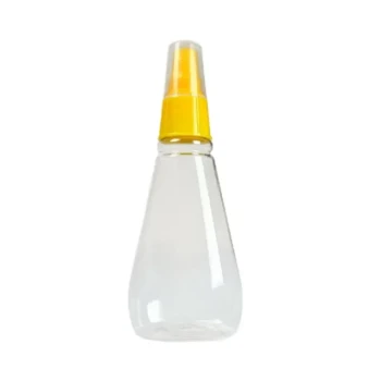 Premium PET Squeeze Honey Bottle with Ergonomic Grip and Rotary Dispenser