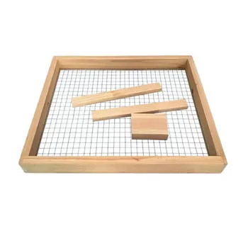 Heavy-Duty Candy Board with Galvanized Mesh for Beekeeping