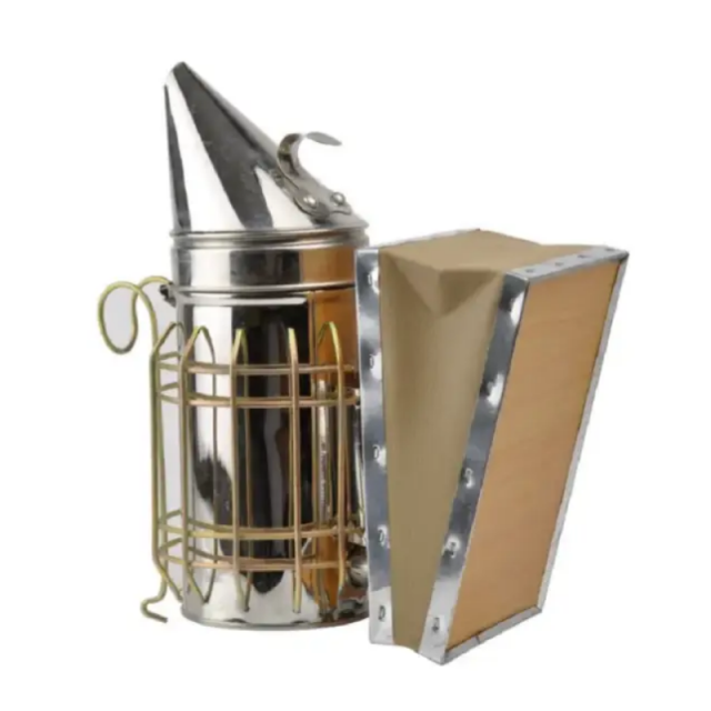 Stainless Steel Honey Bee Smoker Hive and Honeycomb Smoker for Beekeeping